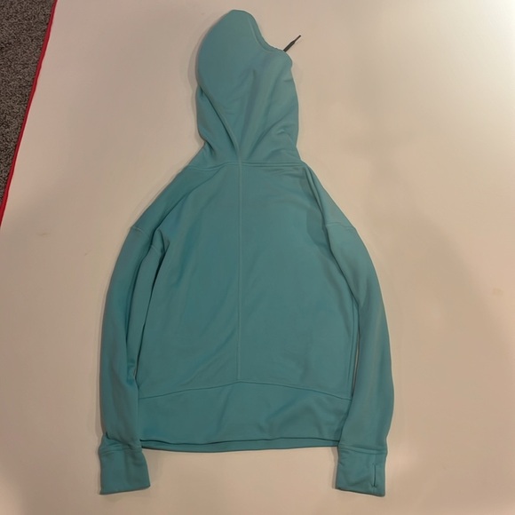 THE NORTH FACE Funnel Cowl Neck Pullover Hoodie Sweatshirt Medium blue - Picture 8 of 9